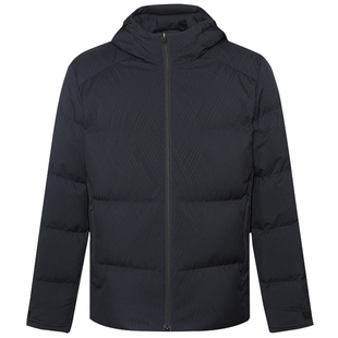 利郎官方 羽绒服男士2025冬季休闲男装白鸭绒连帽肌理保暖外套男