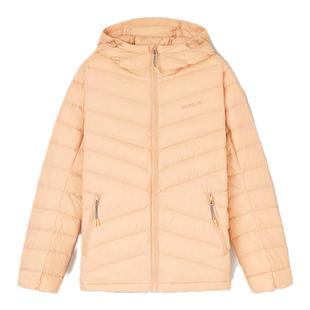 探路者羽绒服女秋冬户外运动保暖防风休闲轻薄女款修身连帽外套