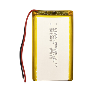 3.7v 可循环充电大容量 6000mAh 聚合物锂电池955085带安全保护板