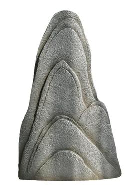 玻璃钢仿真石头室内软装造景摆件