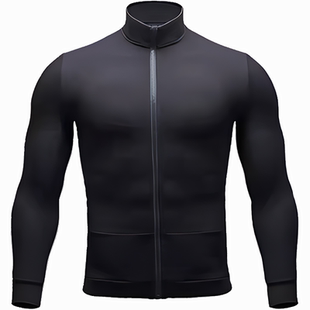 安德力斯秋冬立领运动外套拉链卫衣修身私人教练健身工作服定制