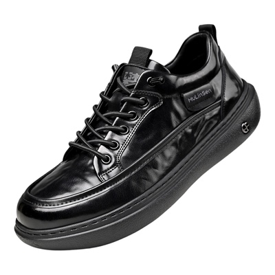 木林森男鞋真皮男款时尚休闲皮鞋