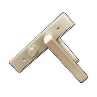 加厚洗手间厕所单舌门锁卫生间无钥匙孔距110铝合金老式通用把手