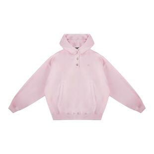 FDR官方店 7A抗菌纽扣空气层连帽卫衣外套男女春季重磅保暖上衣