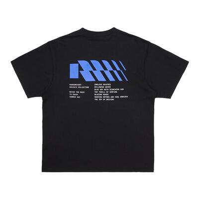 Randomevent文字印花圆领T恤260G