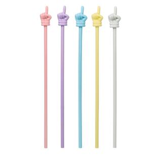 马卡龙色系彩色儿童阅读指读棒硅胶读书树脂早教鞭教师专用上课手指棒指挥棒教具学习棒小手指教棒家用点读棍