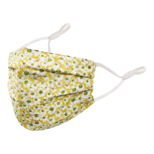 秋冬季保暖口罩女士神高颜值时尚印花纯棉布透气舒适防风面罩薄款