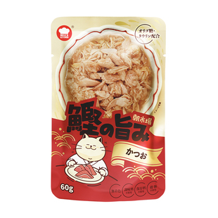 地狱厨房朝市场猫餐包妙鲜包60g鸡肉鱼肉味猫湿粮猫零食补水拌粮