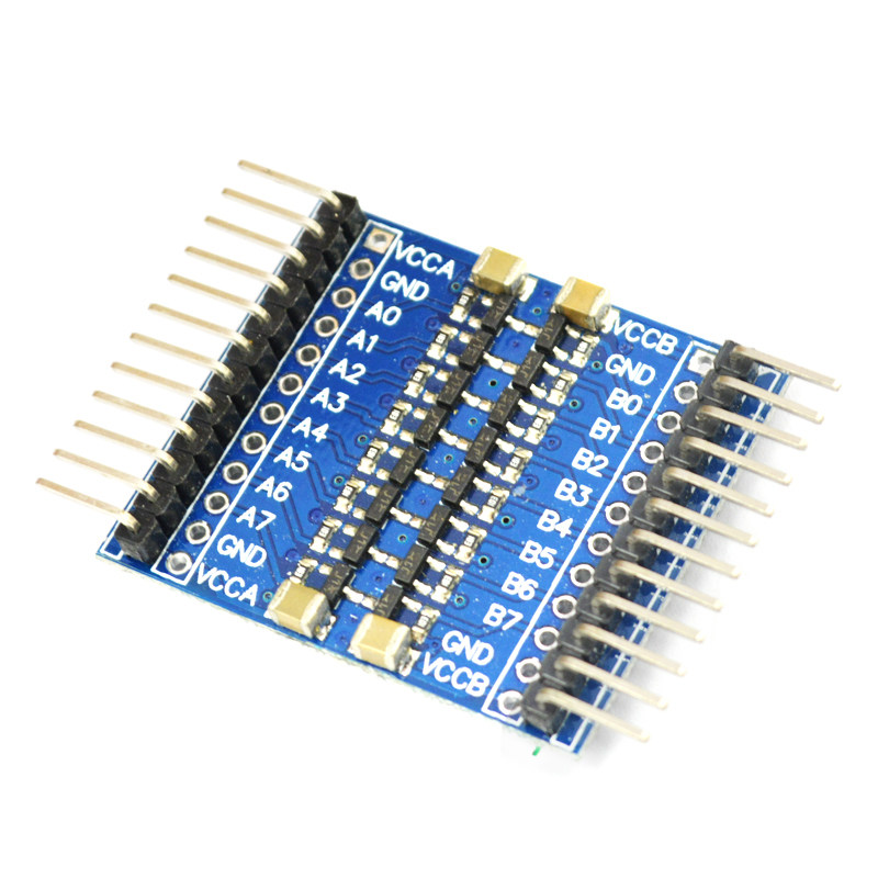 8通道电平转换模块3.3V和5V Pi连接到5V传感器8通道Io双向信号转