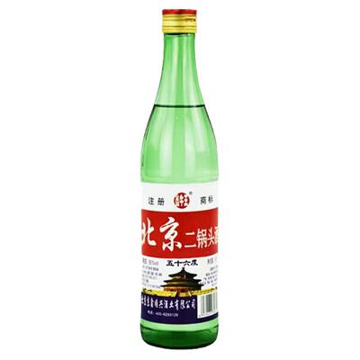 北京二锅头酒高度白酒500ml56度