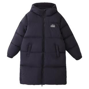 丽婴房儿童加厚90%高充绒量三防男童中长羽绒服女童保暖冬装外套