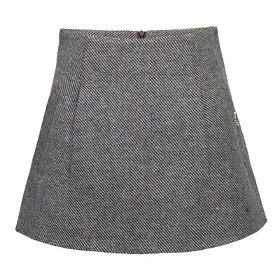 D-HARRY/迪哈利羊毛灰色短裙半裙