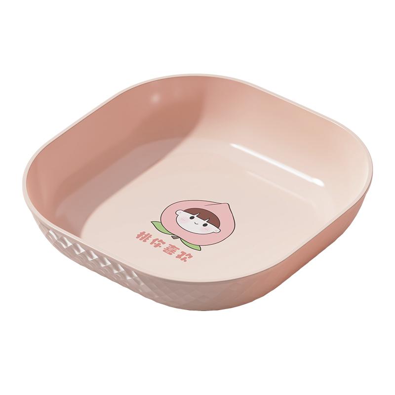 食品级吐骨碟 日式家用吐骨头盘碟 塑料垃圾盘餐桌放菜骨碟小盘子