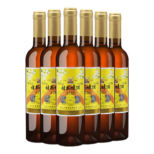 丰收 桂花陈酒 北京特产桂花陈酿葡萄酒 500ml*6瓶（出口型）