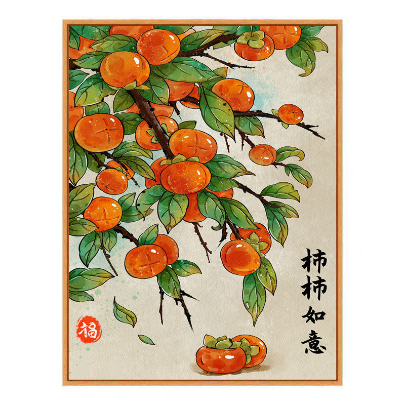 事事如意钻石画2026新款手工diy贴钻画客厅餐厅5d点贴粘钻十字绣
