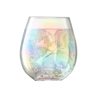 英国LSA进口彩虹珍珠色耐热水杯玻璃杯子套装家用高颜值女生ins风