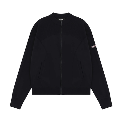 WE11DONE26夏季新品男女同款机车风格针织拉链开衫休闲简约时尚