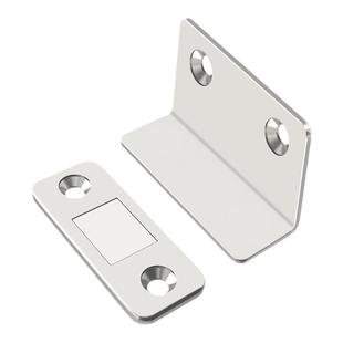 免打孔超薄L型隐形磁吸推拉门衣柜门强吸柜吸90度直角门吸门碰