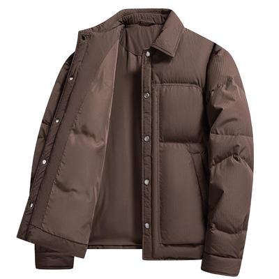 吉普基础大众翻领常规羽绒服