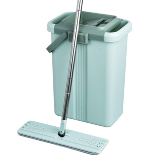 博生新款拖把家用大号平板免手洗木地板墩布终结者拖地神器一拖净