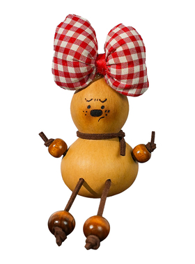 手工小葫芦福禄卡通桌面摆件