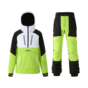 单板滑雪服套装男女防风东北雪乡雪服外套裤子双板滑雪服保暖帽衫