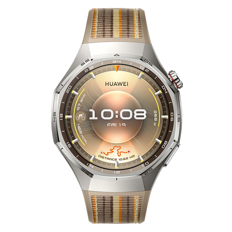 【政府补贴15%】华为手表WATCH GT6 Pro智能手表2025新款超长续航全新骑行运动手表蓝牙电话gt6华为gt5pro表 - 白底图