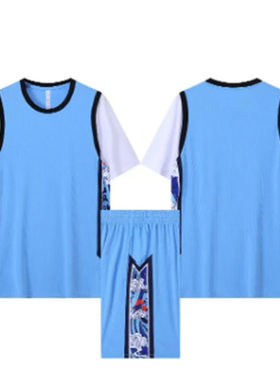篮球服套装定制女短袖运动