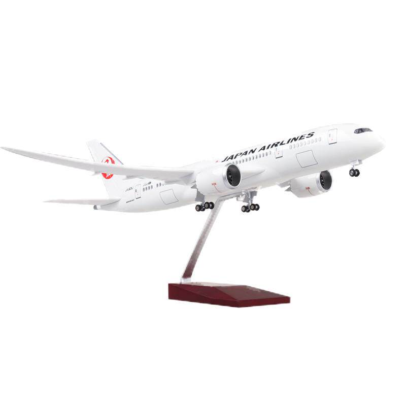 日航飞机模型带轮子787客机仿真