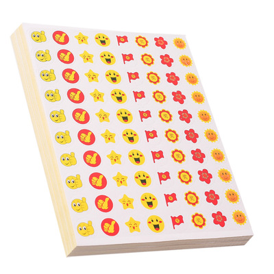 儿童奖励贴纸贴画小红花大拇指