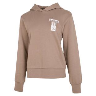 Adidas阿迪达斯ADIBREAK HOODIE 三叶草女子排扣连帽卫衣 HH9450