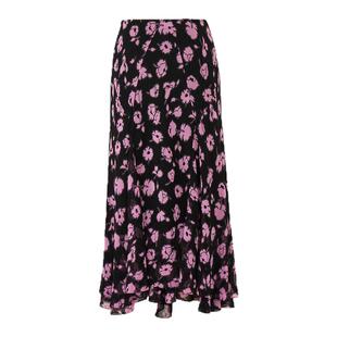 DVF2026春夏新款雾粉波点玫瑰优雅感半身裙KM1U004