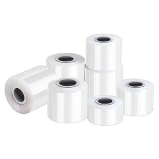 保鲜膜小卷PE缠绕膜5cm工业包装膜6cm外卖打包盒封口嫁接捆菜膜