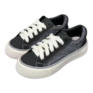 字母提花小白鞋真皮2025新款休闲B33休闲板鞋男女款百搭压花刺绣