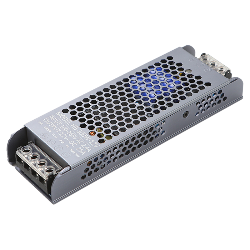 led线型灯带变压器220伏转12V24V长条开关电源300W灯箱100W稳压器