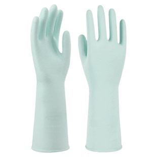 夏季薄款洗碗手套丁腈橡胶家务厨房耐用防水贴合防滑女士干活专用