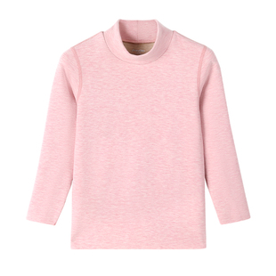 久岁伴儿童保暖内衣套装女童秋冬季山羊绒上衣中大童高领打底衫