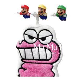 卫生间毛巾免打孔马里奥挂钩可爱卡通家用门口悬挂钥匙浴室毛巾架