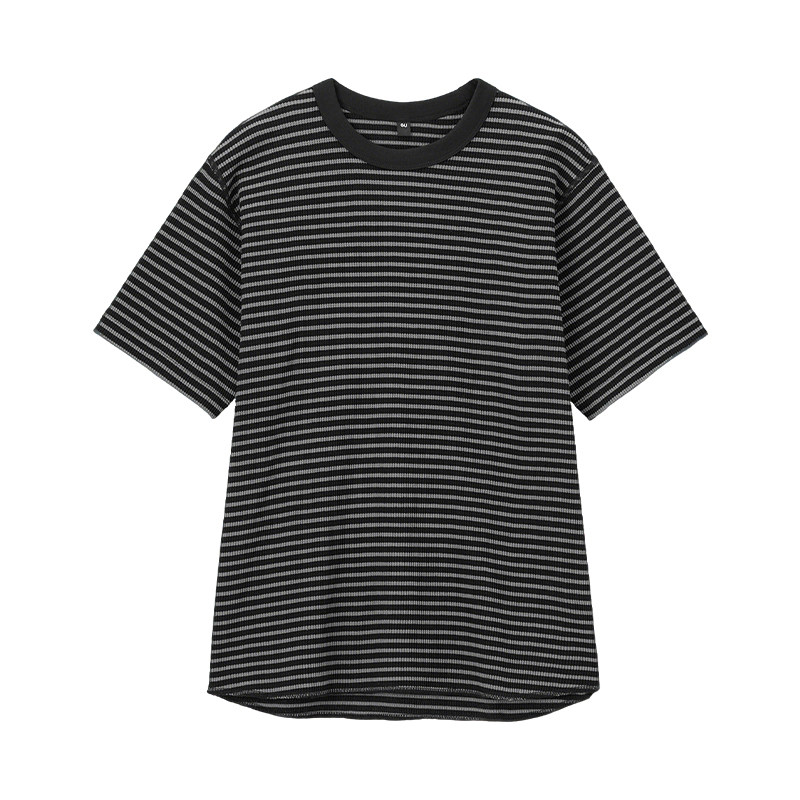 GU极优 男装女装Dry华夫格T恤条纹吸汗速干2026年夏季新品 360360