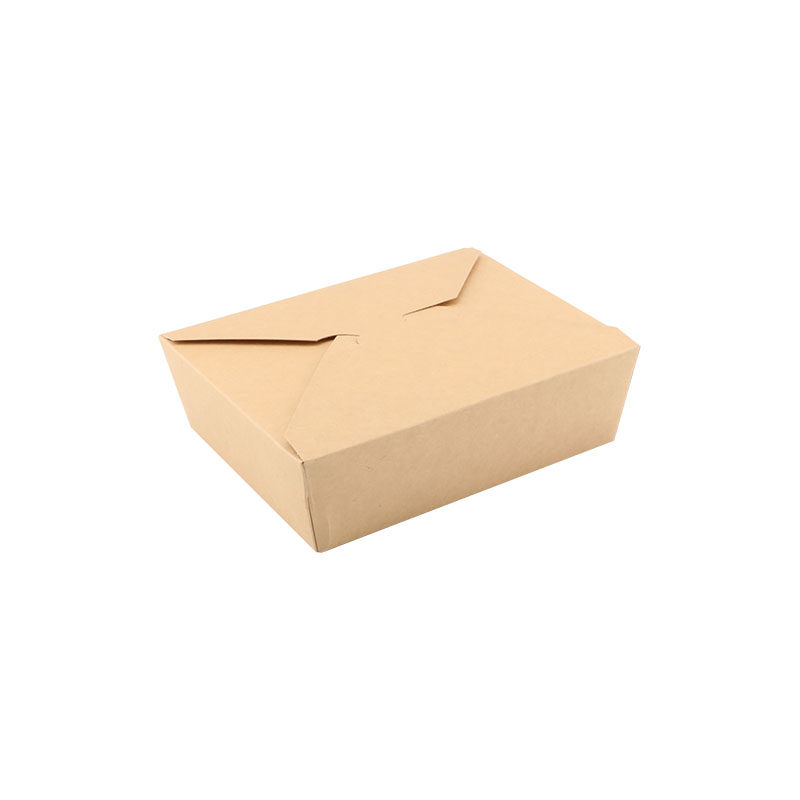 一次性牛皮纸餐盒打包盒食品级