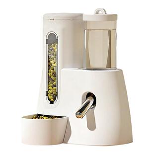 仓鼠水碗小口饮水器金丝熊荷兰猪二合一自动续水喂食小宠兔子食盆