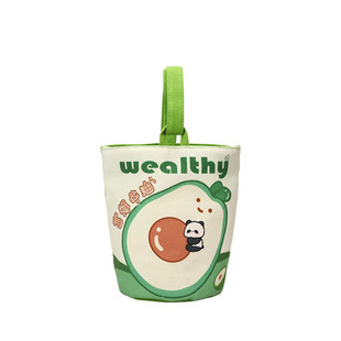 帆布手提袋礼品收纳袋生日宴伴手礼包装袋卡通印花幼儿园回礼袋