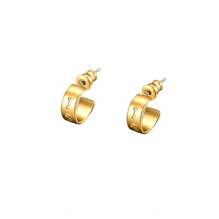 ISLE岛语Logo款金银黑耳钉简约精致 即将调价现货