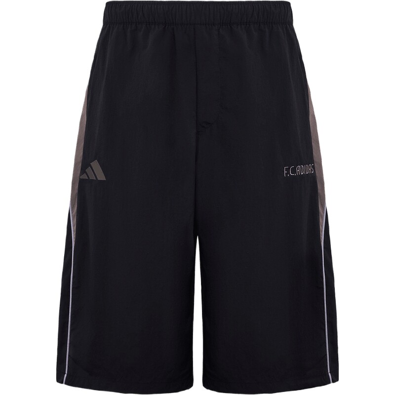 adidas阿迪达斯男子三条纹足球风系列拒水凉感休闲短裤KX2828
