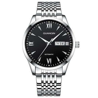 冠琴手表机械表防水钢带