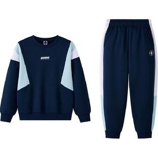 361童装男女童针织套装2025冬季新款加绒保暖中大童儿童运动套装