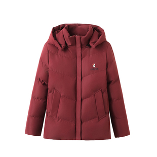 啄木鸟加绒加厚棉衣女士2025新款妈妈冬装时尚洋气小棉袄短款外套