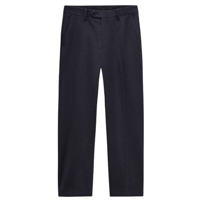 九牧王羊毛防皱修身便装裤