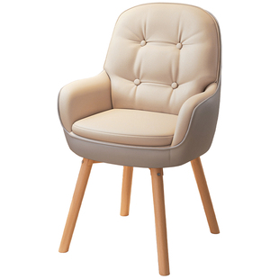 电脑椅子舒适久坐靠背办公椅家用实木化妆椅宿舍学生学习书桌椅凳