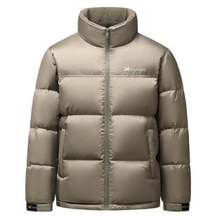 鸭鸭羽绒服男2025年冬季新款时尚立领百搭短款鸭绒加厚保暖外套M